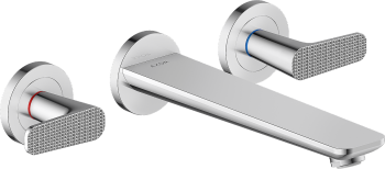  - AXOR Citterio C 3-otworowa bateria wannowa, ścienna, podtynkowa, szlif kwadratowy chrom 49483000 - 49483000 - Łazienki Szydłowski