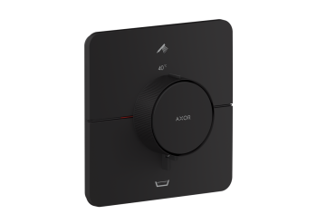 - AXOR ShowerSelect ID Bateria termostatyczna do 2 odbiorników softsquare, podtynkowa czarny mat 36755670 - 36755670 - Łazienki Szydłowski