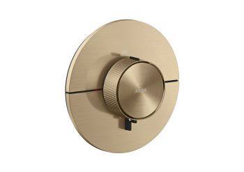 - AXOR ShowerSelect ID Bateria termostatyczna HighFlow, okrągła, podtynkowa brąz szczotkowany 36759140 - 36759140 - Łazienki Szydłowski
