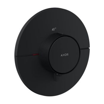  - AXOR ShowerSelect ID Bateria termostatyczna HighFlow, okrągła, podtynkowa czarny mat 36759670 - 36759670 - Łazienki Szydłowski