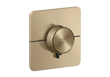 - AXOR ShowerSelect ID Bateria termostatyczna HighFlow, softsquare, podtynkowa brąz szczotkowany 36775140 - 36775140 - Łazienki Szydłowski