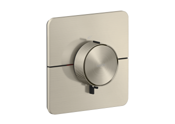 - AXOR ShowerSelect ID Bateria termostatyczna HighFlow, softsquare, nikiel szczotkowany 36775820 - 36775820 - Łazienki Szydłowski