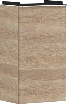 - HANSGROHE Xelu Q Szafka pod małą umywalkę wiszacą z drzwiami lewymi 34 x 24,5 cm, naturalny dąb 54013000 - 54013000 - Łazienki Szydłowski