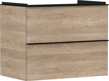 - HANSGROHE Xelu Q Szafka pod umywalkę wiszącą z 2 szufladami 78 x 47,5 cm naturalny dąb 54029670 - 54029670 - Łazienki Szydłowski