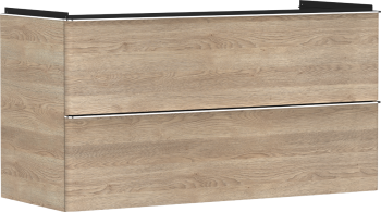 - HANSGROHE Xelu Q Szafka pod umywalkę wiszącą z 2 szufladami 118 x 47,5 cm naturalny dąb 54037000 - 54037000 - Łazienki Szydłowski