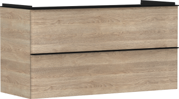 - HANSGROHE Xelu Q Szafka pod umywalkę wiszącą z 2 szufladami 118 x 47,5 cm naturalny dąb 54037670 - 54037670 - Łazienki Szydłowski