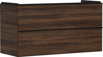 - HANSGROHE Xelu Q Szafka pod umywalkę wiszącą z 2 szufladami 118 x 47,5 cm ciemny orzech 54038670 - 54038670 - Łazienki Szydłowski