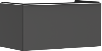 - HANSGROHE Xelu Q Szafka pod szlifowaną umywalkę wpuszczaną w blat z 1 szufladą 98 x 55 cm szary diament matowy 54059700 - 54059700 - Łazienki Szydłowski