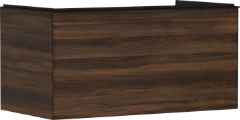 - HANSGROHE Xelu Q Szafka pod szlifowaną umywalkę wpuszczaną w blat z 1 szufladą 98 x 55 cm ciemny orzech 54061670 - 54061670 - Łazienki Szydłowski