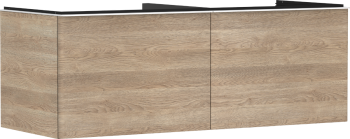 - HANSGROHE Xelu Q Szafka pod szlifowaną umywalkę wpuszczaną w blat z 2 szufladami 136 x 55 cm naturalny dąb 54068700 - 54068700 - Łazienki Szydłowski