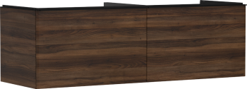- HANSGROHE Xelu Q Szafka pod szlifowaną umywalkę wpuszczaną w blat z 2 szufladami 156 x 55 cm ciemny orzech 54073670 - 54073670 - Łazienki Szydłowski
