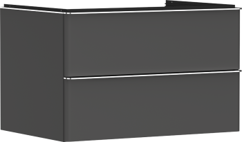 - HANSGROHE Xelu Q Szafka pod umywalkę nablatową z 2 szufladami 78 x 55 cm szary diament matowy 54075000 - 54075000 - Łazienki Szydłowski