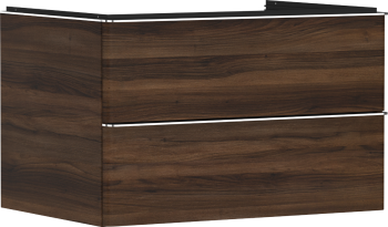 - HANSGROHE Xelu Q Szafka pod umywalkę nablatową z 2 szufladami 78 x 55 cm ciemny orzech 54077000 - 54077000 - Łazienki Szydłowski