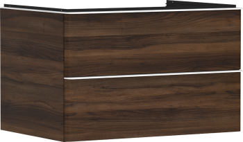- HANSGROHE Xelu Q Szafka pod umywalkę nablatową z 2 szufladami 78 x 55 cm ciemny orzech 54077700 - 54077700 - Łazienki Szydłowski