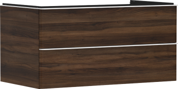 - HANSGROHE Xelu Q Szafka pod umywalkę nablatową z 2 szufladami 98 x 55 cm ciemny orzech 54081700 - 54081700 - Łazienki Szydłowski