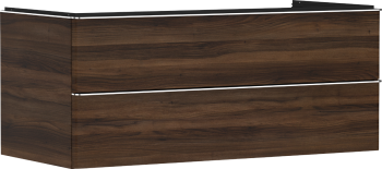 - HANSGROHE Xelu Q Szafka pod umywalkę nablatową z 2 szufladami 118 x 55 cm ciemny orzech 54085000 - 54085000 - Łazienki Szydłowski