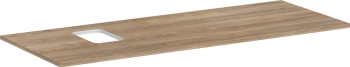 - HANSGROHE Xelu Q Blat 136 x 55cm z wycięciem po lewej stronie pod umywalkę nablatową z otworem na baterię naturalny dąb 54123230 - 54123230 - Łazienki Szydłowski