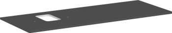  - HANSGROHE Xelu Q Blat 136 x 55cm z wycięciem po lewej stronie pod umywalkę nablatową z otworem na baterię szary diament matowy 54123910 - 54123910 - Łazienki Szydłowski