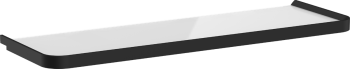 - HANSGROHE Xelu Q Półka 14 x 43 cm czarny mat 54144670 - 54144670 - Łazienki Szydłowski