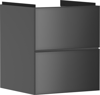  - HANSGROHE Xevolos E Szafka pod małą umywalkę wiszacą z 2 szufladami 48 x 47,5cm szary łupek matowy 54174770 - 54174770 - Łazienki Szydłowski