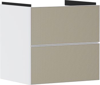 - HANSGROHE Xevolos E Szafka pod umywalkę wiszacą z 2 szufladami 58 x 47,5cm biały mat 54175390 - 54175390 - Łazienki Szydłowski
