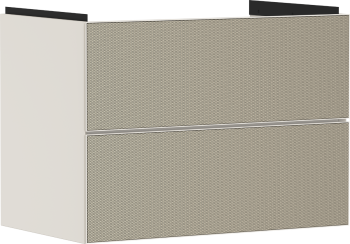 - HANSGROHE Xevolos E Szafka pod umywalkę wiszacą z 2 szufladami 78 x 47,5cm piaskowy beż matowy 54179390 - 54179390 - Łazienki Szydłowski
