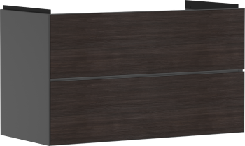  - HANSGROHE Xevolos E Szafka pod umywalkę wiszacą z 2 szufladami 98 x 47,5cm szary łupek matowy 54183730 - 54183730 - Łazienki Szydłowski