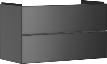  - HANSGROHE Xevolos E Szafka pod umywalkę wiszacą z 2 szufladami 98 x 47,5cm szary łupek matowy 54183770 - 54183770 - Łazienki Szydłowski