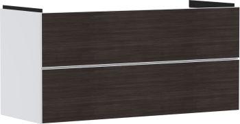 - HANSGROHE Xevolos E Szafka pod umywalkę wiszacą z 2 szufladami 118 x 47,5cm biały mat 54184730 - 54184730 - Łazienki Szydłowski