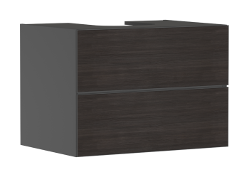  - HANSGROHE Xevolos E Szafka pod szlifowaną umywalkę wpuszczaną w blat z 2 szufladami 78 x 55cm szary łupek matowy 54189730 - 54189730 - Łazienki Szydłowski
