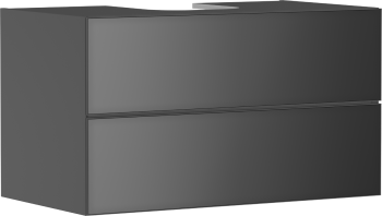  - HANSGROHE Xevolos E Szafka pod szlifowaną umywalkę wpuszczaną w blat z 2 szufladami 98 x 55cm szary łupek matowy 54192770 - 54192770 - Łazienki Szydłowski