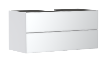  - HANSGROHE Xevolos E Szafka pod szlifowaną umywalkę wpuszczaną w blat z 2 szufladami 118 x 55cm biały mat 54193320 - 54193320 - Łazienki Szydłowski