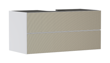  - HANSGROHE Xevolos E Szafka pod szlifowaną umywalkę wpuszczaną w blat z 2 szufladami 118 x 55cm biały mat 54193390 - 54193390 - Łazienki Szydłowski