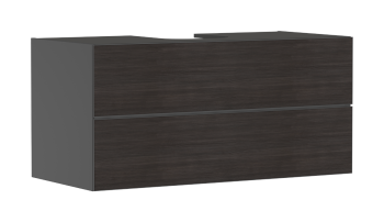  - HANSGROHE Xevolos E Szafka pod szlifowaną umywalkę wpuszczaną w blat z 2 szufladami 118 x 55cm szary łupek matowy 54195730 - 54195730 - Łazienki Szydłowski