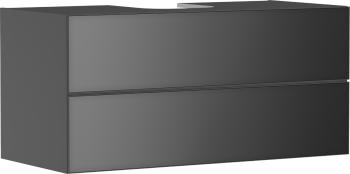  - HANSGROHE Xevolos E Szafka pod szlifowaną umywalkę wpuszczaną w blat z 2 szufladami 118 x 55cm szary lupek matowy 54195770 - 54195770 - Łazienki Szydłowski