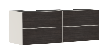 - HANSGROHE Xevolos E Szafka pod 2 szlifowane umywalki wpuszczane w blat z 4 szufladami 157 x 55cm piaskowy beż matowy 54200730 - 54200730 - Łazienki Szydłowski