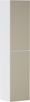  - HANSGROHE Xevolos E Szafka boczna wysoka 40 x 36 cm, drzwi lewe, biały mat 54218390 - 54218390 - Łazienki Szydłowski