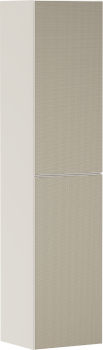 - HANSGROHE Xevolos E Szafka boczna wysoka 40 x 36cm, drzwi prawe, piaskowy beż matowy 54222390 - 54222390 - Łazienki Szydłowski