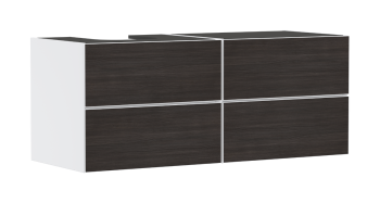 - HANSGROHE Xevolos E Szafka pod szlifowaną umywalkę wpuszczaną w blat po lewej stronie z 4 szufladami 137 x 55cm biały mat 54236730 - 54236730 - Łazienki Szydłowski