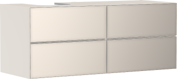 - HANSGROHE Xevolos E Szafka pod szlifowaną umywalkę wpuszczaną w blat po lewej stronie z 4 szufladami 137 x 55cm piaskowy beż matowy 54237790 - 54237790 - Łazienki Szydłowski