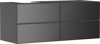  - HANSGROHE Xevolos E Szafka pod szlifowaną umywalkę wpuszczaną w blat po lewej stronie z 4 szufladami 137 x 55cm szary łupek matowy 54238770 - 54238770 - Łazienki Szydłowski