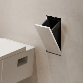  - HANSGROHE XtraStoris Rock Wnęka ścienna z koszem na śmieci i drzwiczkami do wyłożenia płytkami 30 x 15 x 14 cm 56063700 - 56063700 - Łazienki Szydłowski