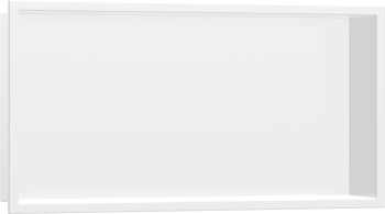 - HANSGROHE XtraStoris Original Wnęka ścienna z ozdobną ramką 30 x 60 x 10 cm biały mat 56064700 - 56064700 - Łazienki Szydłowski