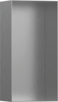 - HANSGROHE XtraStoris Minimalistic Wnęka ścienna bez ozdobnej ramki 30 x 15 x 10  cm stal szlachetna szczotkowana 56070800 - 56070800 - Łazienki Szydłowski