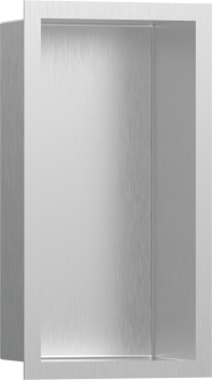  - HANSGROHE XtraStoris Individual Wnęka ścienna z ozdobną ramką 30 x 15 x 10 cm stal nierdzewna szczotkowana 56094800 - 56094800 - Łazienki Szydłowski