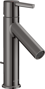  - AXOR Starck Jednouchwytowa bateria umywalkowa 100 CoolStart z kompletem odpływowym z cięgłem czarny chrom polerowany 10007330 - 10007330 - Łazienki Szydłowski