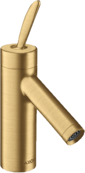  - AXOR Starck Classic Jednouchwytowa bateria umywalkowa 70 z kompletem odpływowym z cięgłem złoty optyczny szczotkowany 10010250 - 10010250 U - Łazienki Szydłowski