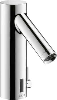  - AXOR Starck Elektroniczna bateria umywalkowa z bieżącą regulacją temperatury, zasilana baterią chrom 10101000 - 10101000 - Łazienki Szydłowski