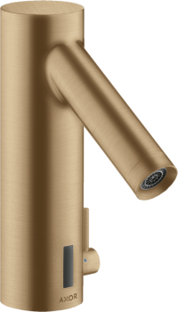 - AXOR Starck Elektroniczna bateria umywalkowa z bieżącą regulacją temperatury, zasilana baterią brąz szczotkowany 10101140 - 10101140 U - Łazienki Szydłowski
