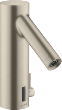  - AXOR Starck Elektroniczna bateria umywalkowa z bieżącą regulacją temperatury, zasilana baterią nikiel szczotkowany 10101820 - 10101820 - Łazienki Szydłowski